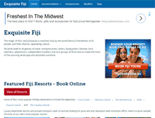 Tablet Screenshot of exquisitefiji.com